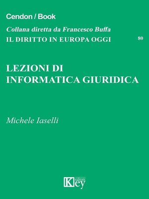 cover image of Lezioni di informatica giuridica